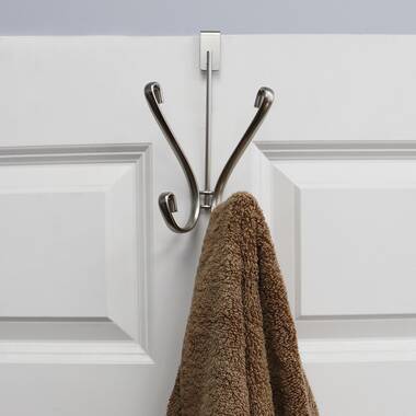 Towel hooks bathroom online door